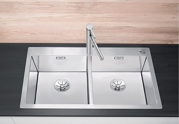 Мойка кухонная Blanco Claron 400/400-IF/А клапан-автомат