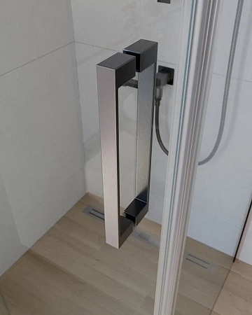 Душевой уголок Cezares Slider AH 1 100-70/80 C GM профиль оружейная сталь, стекло прозрачное