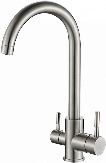 Смеситель для кухни Steel Hammer SH 713 INOX