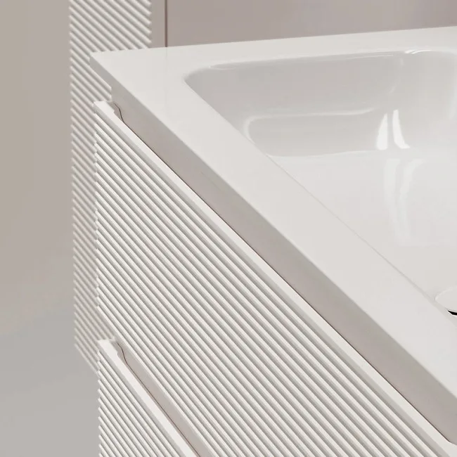 Тумба под раковину Sancos Folk 80 подвесная Bianco (белый), FL80W Sancos — Оригинал
