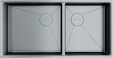 Мойка кухонная Omoikiri Taki 85-2-LB-U/IF-IN нержавеющая сталь