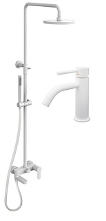 Комплект для ванной Paffoni Light KITCOL632BO71 белый матовый