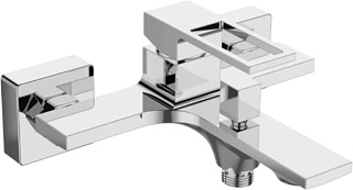 Смеситель для ванны с душем BelBagno Luce LUC-VAS-CRM