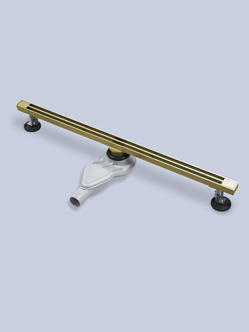 Душевой трап (лоток) AltroBagno Stella 071227 OrSp (80), матовое золото