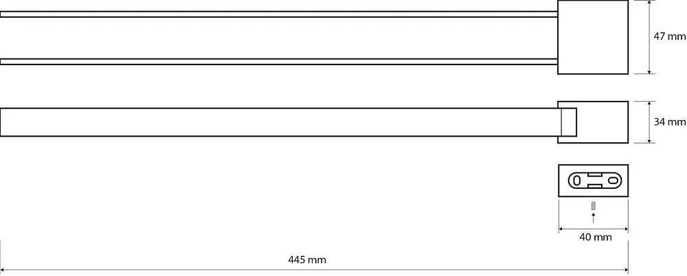 Полотенцедержатель Bemeta Via 135004102 двойной Sancos — официальный сайт