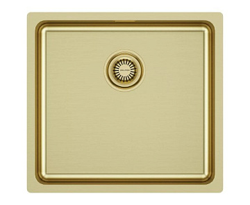 Мойка кухонная Paulmark Vista PM304844-LG, светлое золото