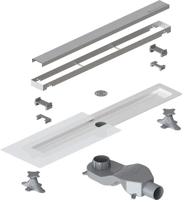 Душевой трап (лоток) Boheme Premium Linear 60 см, хром Sancos — Оригинал