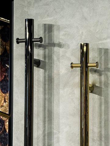 Полотенцесушитель электрический Boheme Uno 726-G 150x12, gold