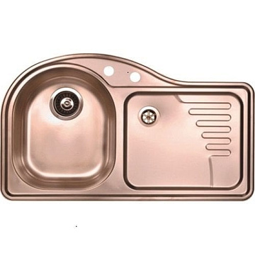 Мойка FUTUR 40 L MONARCH COPPER 845x510, в комп.с сифоном 1130555,