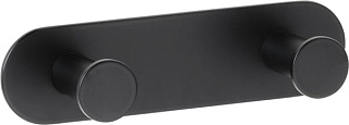 Крючок Bemeta Easy 163106370 двойной, черный матовый