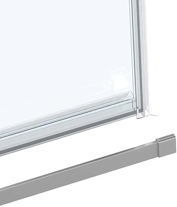 Душевой уголок Vincea Como Soft VSR-1CS1012CL 120x100 см профиль хром, стекло прозрачное