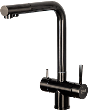 Смеситель для кухни Zorg Inox SZR-7039 GRAFIT графит