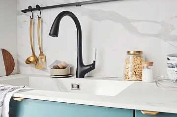 Смеситель для кухни Jacob Delafon Malleco E562-BL матовый черный