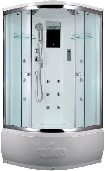 Душевая кабина Timo Lux T-7700, с высоким поддоном, с сиденьем