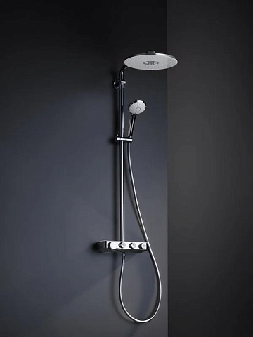 Душевая стойка Grohe Euphoria SmartControl 310 Duo 26507LS0, белая луна, с термостатом