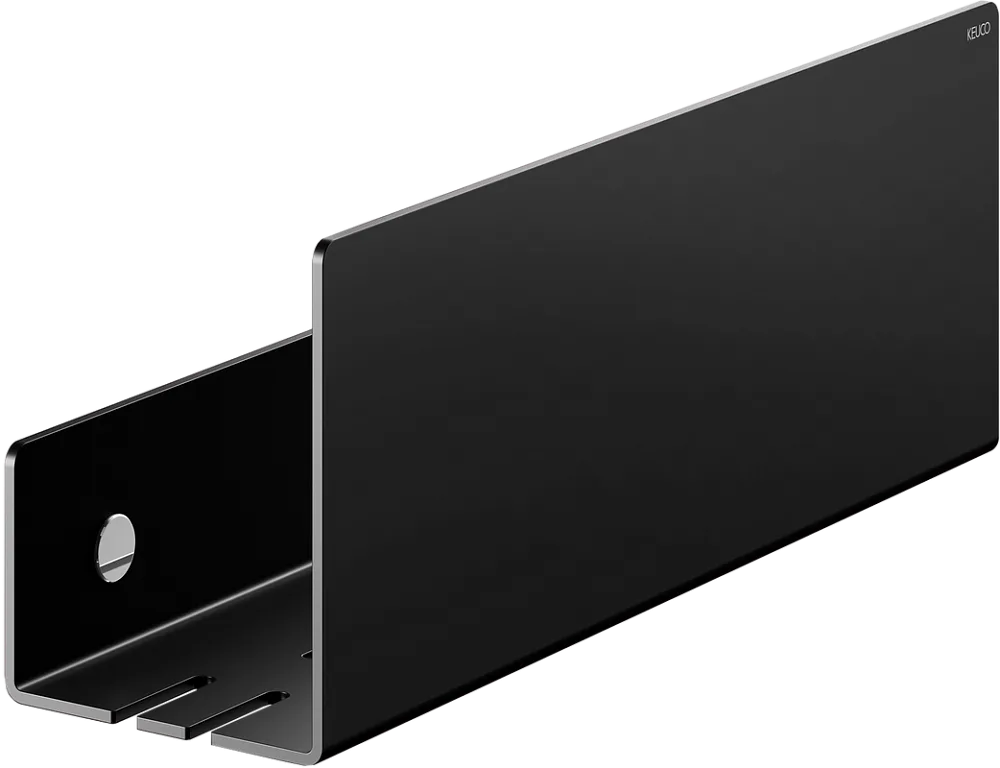 Полка Keuco Universal 24952370000 черная, для душа Sancos — официальный сайт