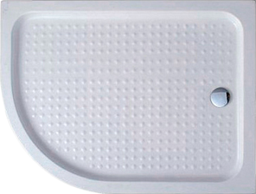 Поддон для душа Cezares Tray TRAY-A-RH-120/100-550-15-W-R R120х100 R, с сифоном