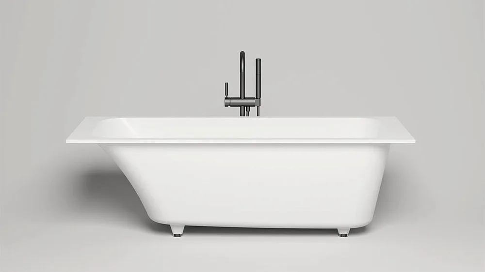 Ванна из искусственного камня Salini Orlanda Kit S-Stone 170x75 см, встраиваемая, матовая белая, на  Sancos — официальный сайт