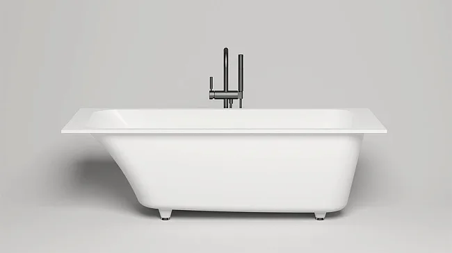 Ванна из искусственного камня Salini Orlanda Kit S-Stone 170x75 см, встраиваемая, матовая белая, на  Sancos — Оригинал
