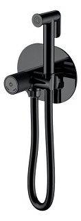 Гигиенический душ Boheme Tech 157-B, со смесителем, С ВНУТРЕННЕЙ ЧАСТЬЮ, black