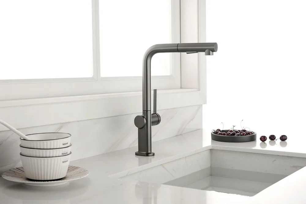 Смеситель для кухни Paulmark Neo Ne214419-B, беретта Sancos — официальный сайт