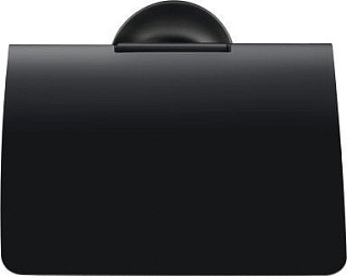 Держатель туалетной бумаги Duravit Starck T 0099404600 черный, с крышкой