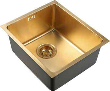 Мойка кухонная Zorg Inox PVD SZR-4438 bronze