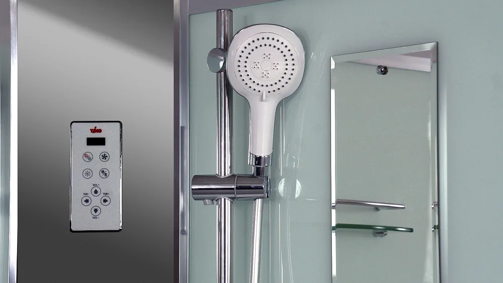 Душевая кабина Timo Comfort T-8820RC Clean Glass с высоким поддоном, с сиденьем Sancos — официальный сайт