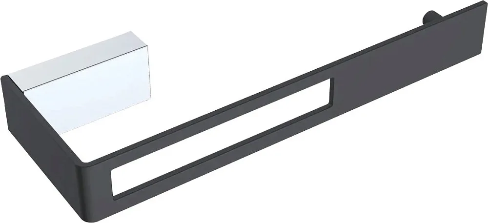 Полотенцедержатель Boheme Q 10945-CR-B Chrome & black Sancos — официальный сайт
