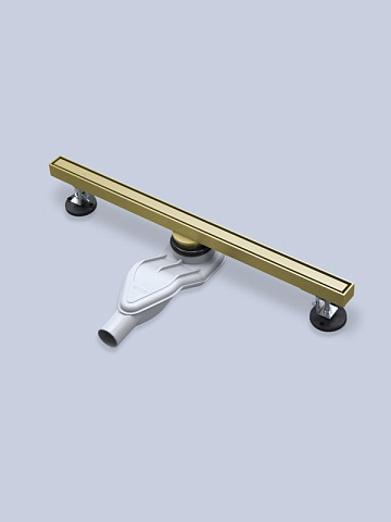 Душевой трап (лоток) AltroBagno Supremo 071232 OrSp (60), матовое золото