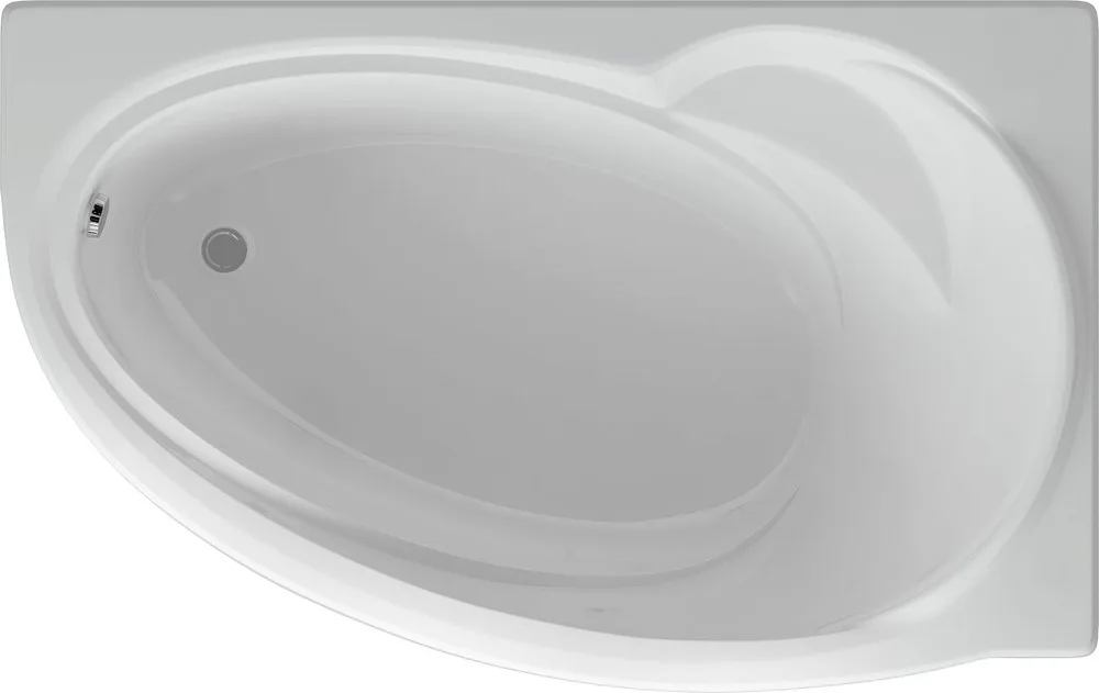 Акриловая ванна AQUATEK Бетта BET170-0000100 R 170x95 см, угловая, правая, пристенная, белая Sancos — официальный сайт
