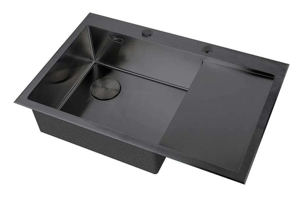 Кухонная мойка ZorG LUX 7851-L GRAFIT Sancos — официальный сайт