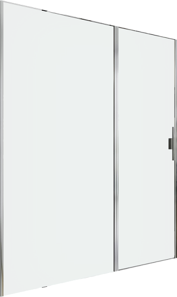 Душевая дверь в нишу Allen Brau Priority 3.31037.00 160 см, профиль хром, стекло прозрачное Optiwhit