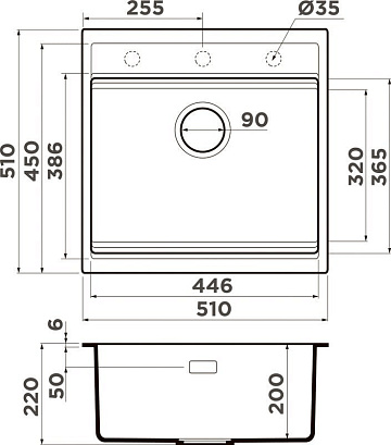 Мойка кухонная Omoikiri Kitagawa 51-WG wind green