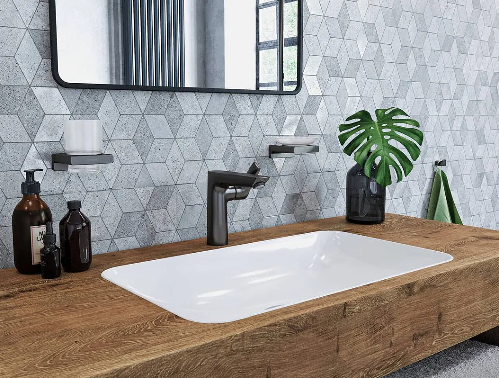Мыльница Hansgrohe AddStoris 41746670 матовый черный Sancos — официальный сайт