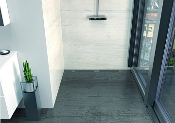 Душевой трап (лоток) Pestan Confluo Slim Line 550, с решеткой