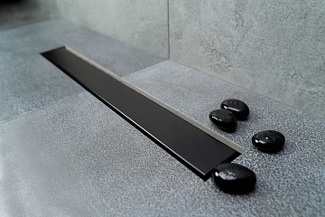 Душевой трап (лоток) BETTOSERB Frameless Line 750 черный матовый