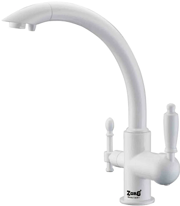 Смеситель для кухни Zorg Clean Water Clean Water ZR 314 YF-33 white
