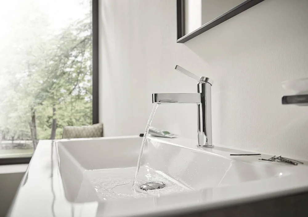 Смеситель для раковины Hansgrohe Finoris 110 76023000 хром Sancos — официальный сайт