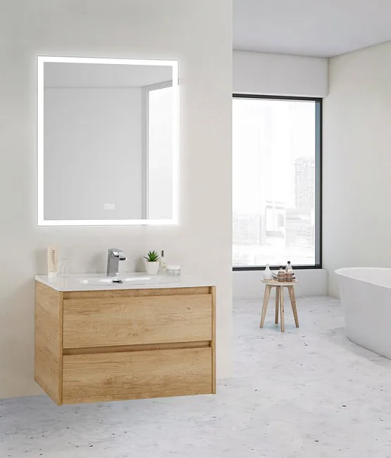 Зеркало BelBagno SPC-GRT-700-800-LED-TCH-WARM с подсветкой и подогревом Sancos — Оригинал