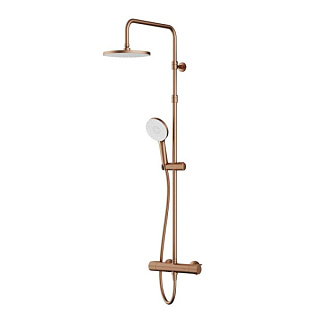 Душевая стойка AM.PM X-Joy F0785A444, розовое золото