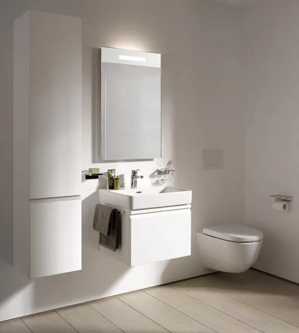 Крышка-сиденье Laufen Pro 8.9395.9.000.000.1 с микролифтом, петли хром Sancos — Оригинал