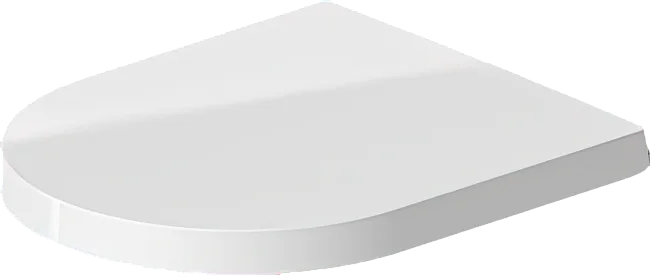 Крышка-сиденье Duravit ME by Starck 0020190000 с микролифтом, петли хром Sancos — Оригинал