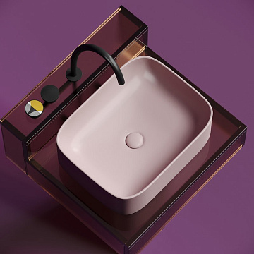 Накладная раковина Ceramicanova Element CN6052MP розовая матовая