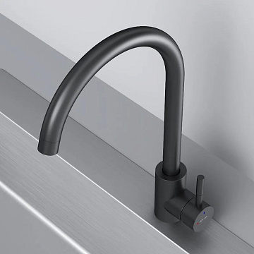 Смеситель для кухни AM.PM X-Joy S F85B07122, черный