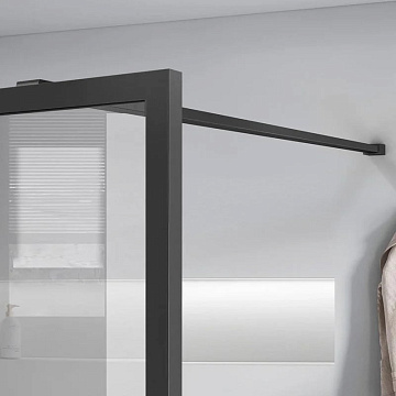 Душевая перегородка Vincea Walk-in HP Art VSW-1HC800CFGM 80 см, профиль вороненая сталь, стекло проз