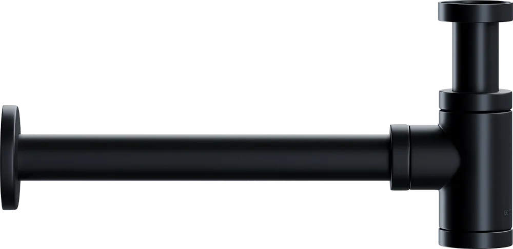 Сифон для раковины Ceramicanova 70001MB, черный Sancos — официальный сайт