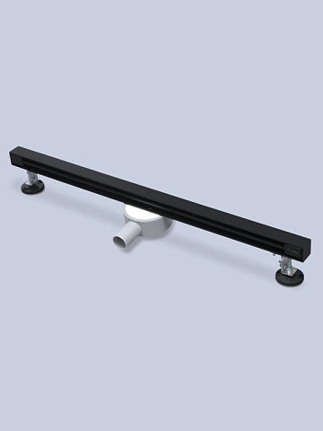 Душевой трап (лоток) AltroBagno Trave 071220 NeOp (80), матовый черный