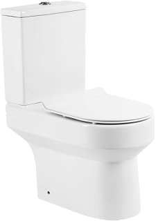 Унитаз-компакт напольный BelBagno Norma BB339CPR безободковый, сиденье BB2111SC с микролифтом