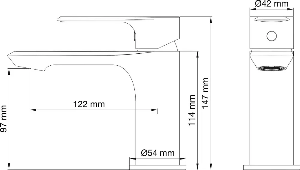Смеситель для раковины Wonzon & Woghand WW-88018079-CR хром Sancos — официальный сайт